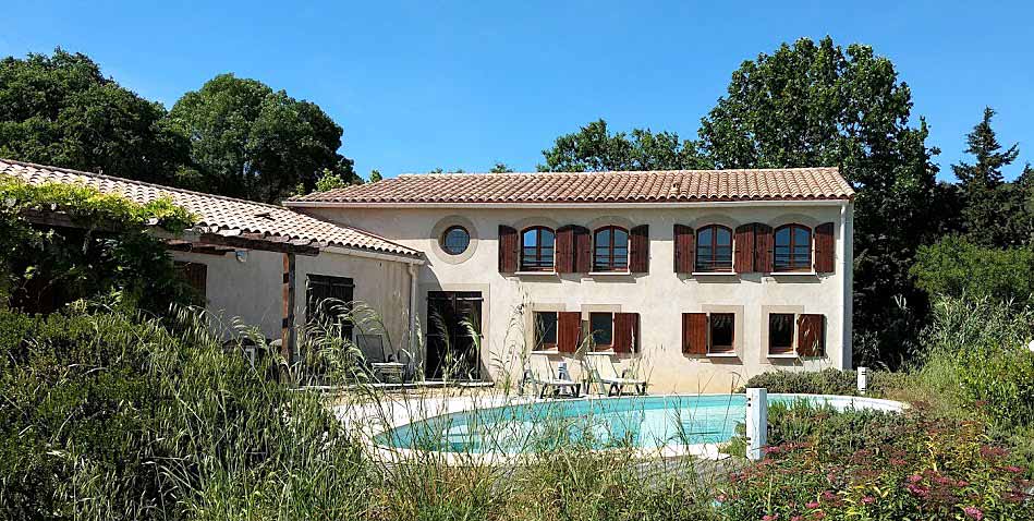 Minervois villa rental with pool