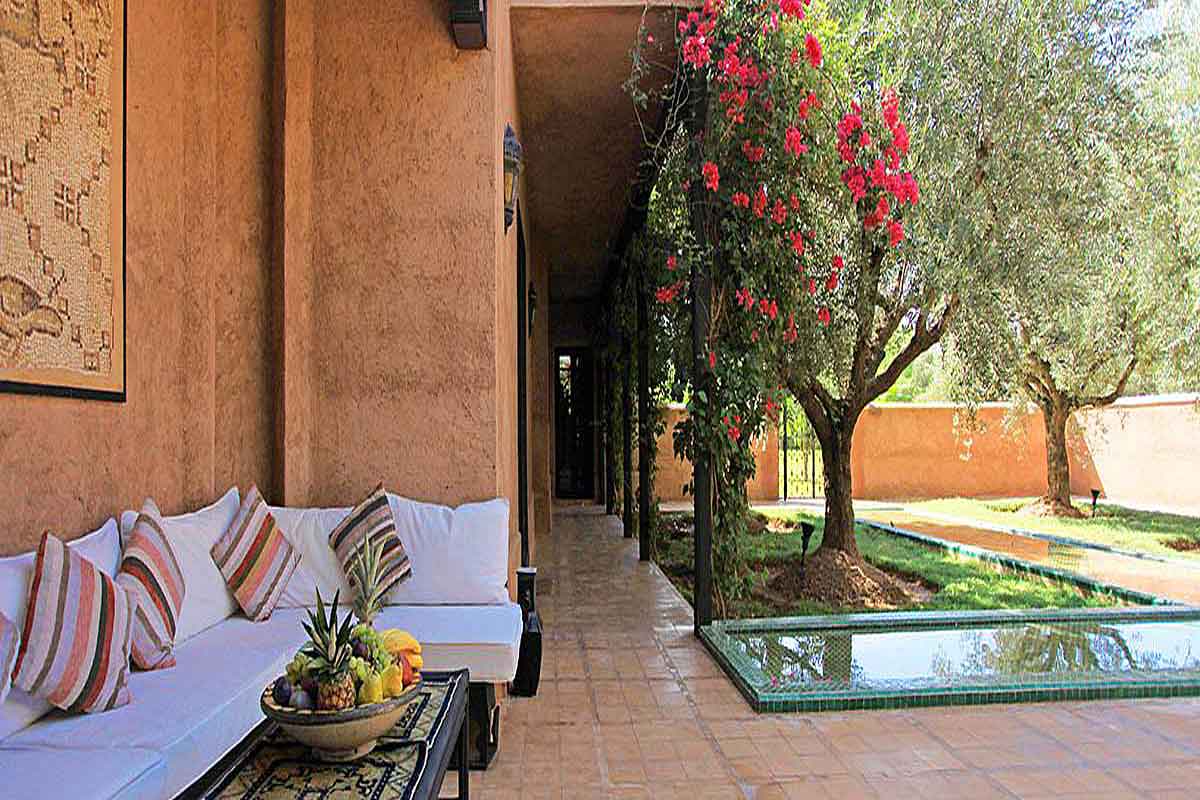 Rental Villa Marrakech pool 12