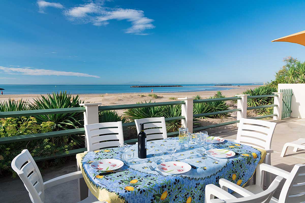 south france beach chalet