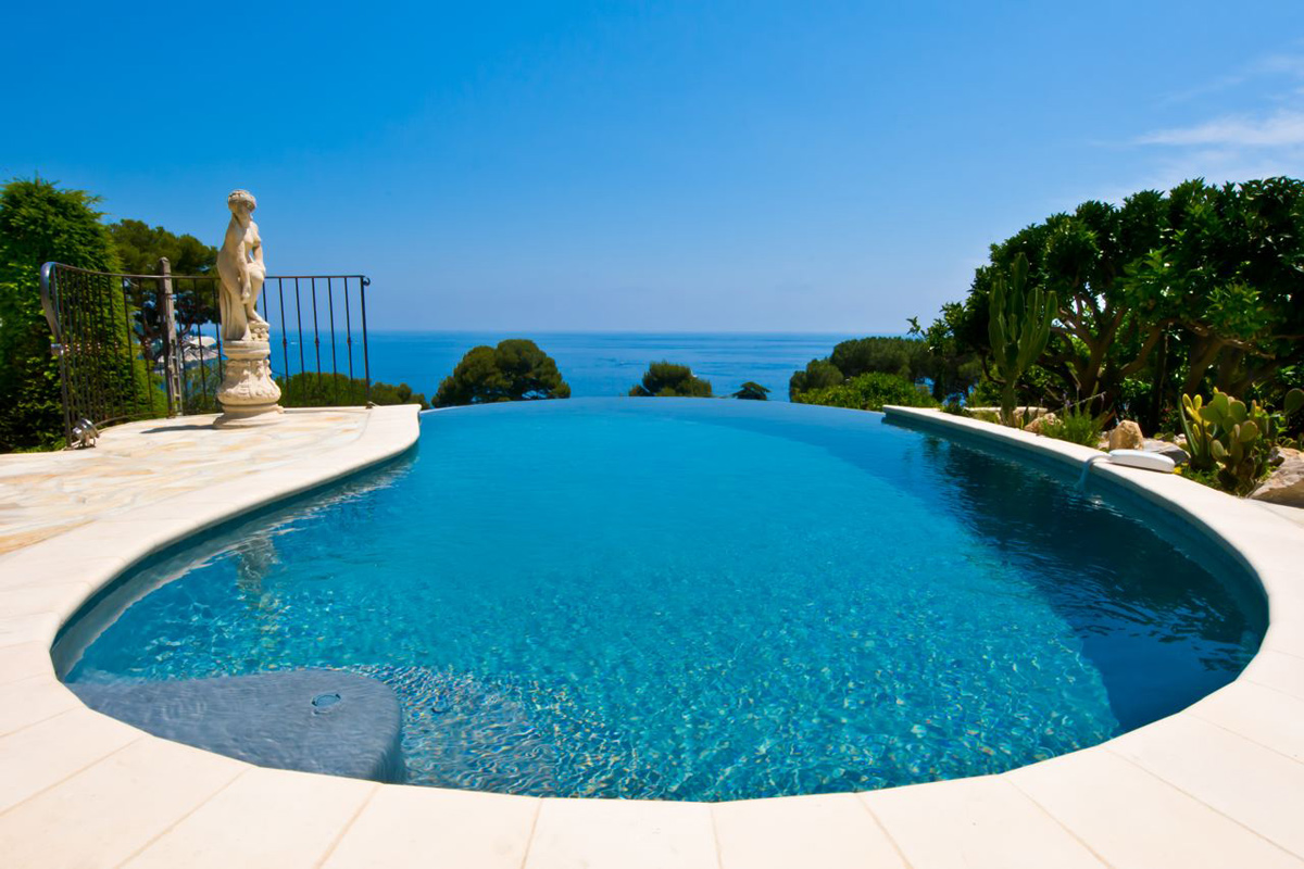 Cote d'Azur uber luxury holiday Villa with Heated Pool in Eze.